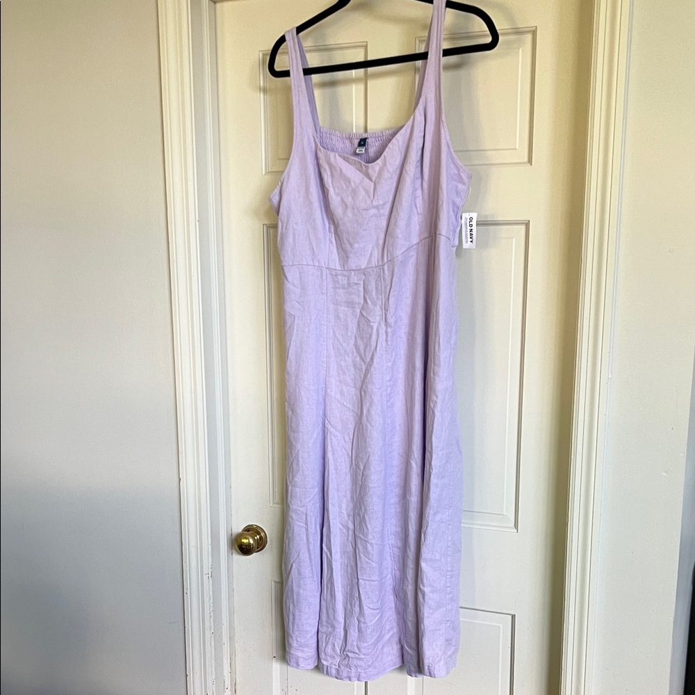 Old Navy Light Purple Midi Dress